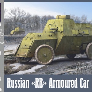 1/35 Copper State Models #35007 - Russian Russo-Balt Type C24/40 Armoured Car WWI. Plastic model kit.