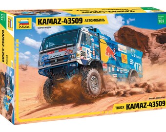 1/35 Zvezda #3657 - Truck KAMAZ-43509 Rally. Plastic model kit.