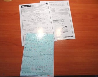 1/48 Begemot Decals #48-011  Mikoyan MiG-25 full stencil
