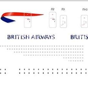 1/144 PAS-Decals #0001-02 - Concorde British Air, decal for Revell, Airfix kit