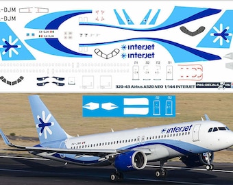 AIRBUS エアバスA330neo A320 neo ステッカー セット Airbus A320 NEO LATAM 1/144 PAS-DECALS 320-47 New! | eBay