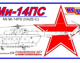 1/72 NeOmega #72106 - Conversion set Mi-14PS &#39;Haze-C&#39; for Zvezda/Hobby Boss kits. Resin kit.
