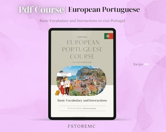 European Portuguese Course: Basic Travel Vocabulary (PDF)