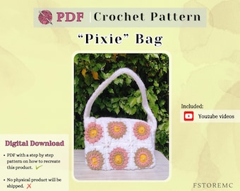 Pixie Bag Crochet Pattern: DIY Guided PDF + Video