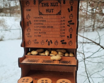 Nut hut squirrel feeder (Digital download)