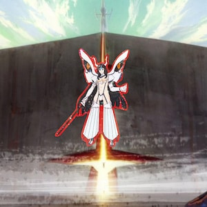 Kamui Junketsu Kill La Kill Holographic Sticker Satsuki Kiryuin Anime Decal Vinyl Sticker