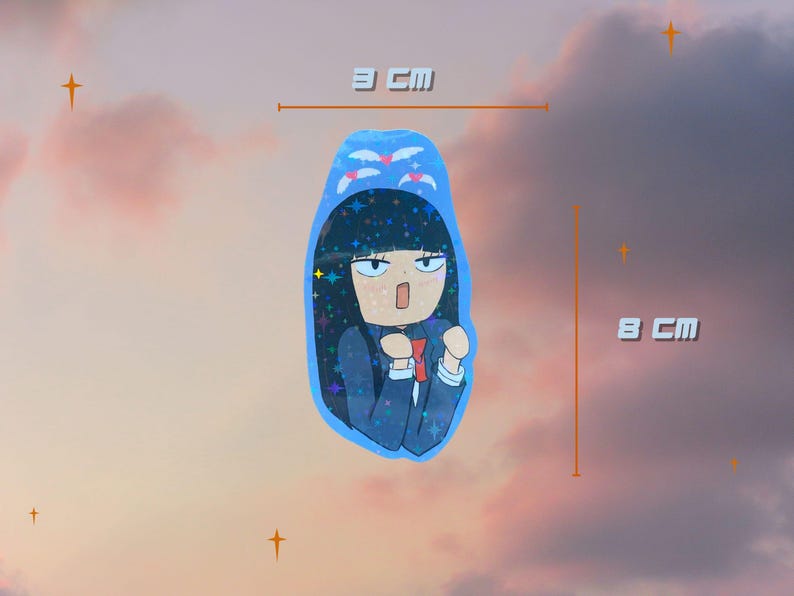 ホログラフィックアニメステッカー 画像 2