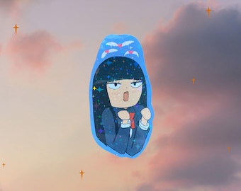 holographic anime sticker
