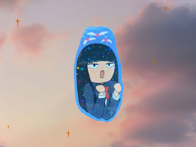 ホログラフィックアニメステッカー 画像 1