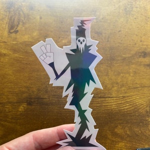 Soul Eater Lord Death Shinigami Holographic Sticker Anime Decal Manga Art