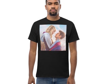 Camiseta de peso pesado masculino