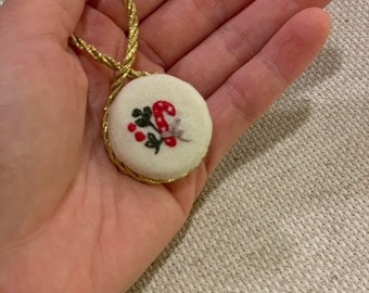 Embroidery Ornament or Magnet