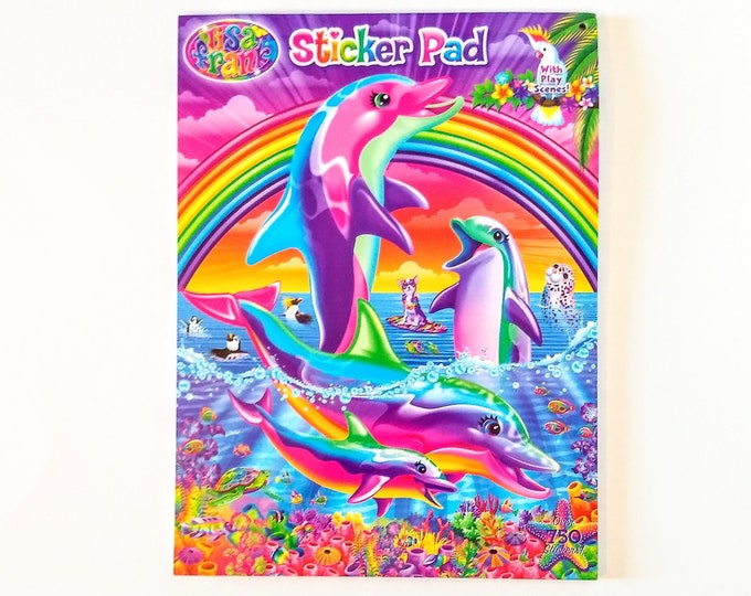 Lisa Frank Sticker Pad UNUSED Lisa Frank Stickers Lisa Frank Etsy