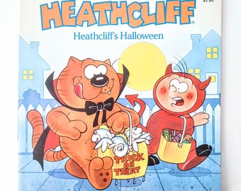 Heathcliffs Halloween Vintage Softcover Childrens Book