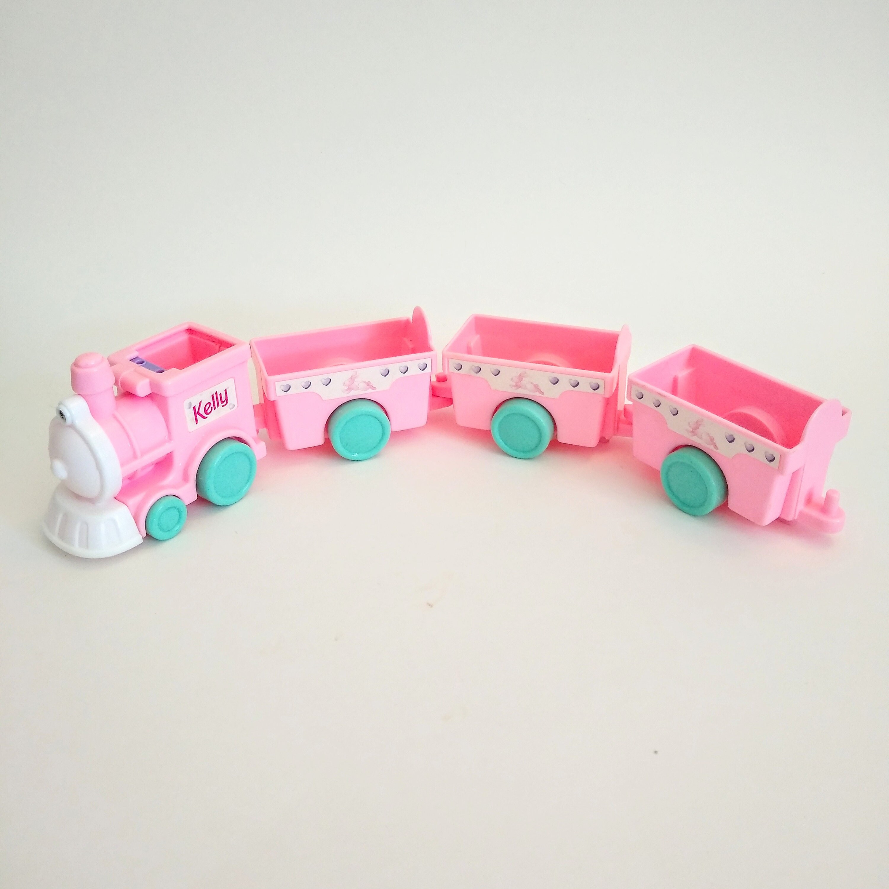 Kelly Deluxe Nursery Playset Pink Train Vintage 1996 Barbie Etsy