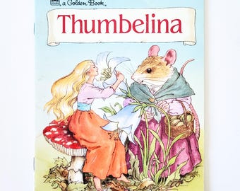 Thumbelina Softcover Children's Vintage Fairy Tale Book 1994