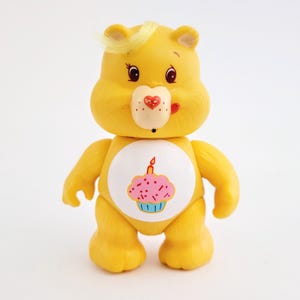 Care Bears Birthday Bear Poseable Toy Figure Vintage 1983 80s