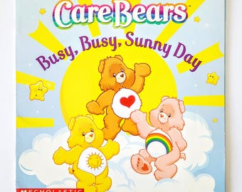 Care Bears Busy Busy Sunny Day Softcover Childrens Book 2003