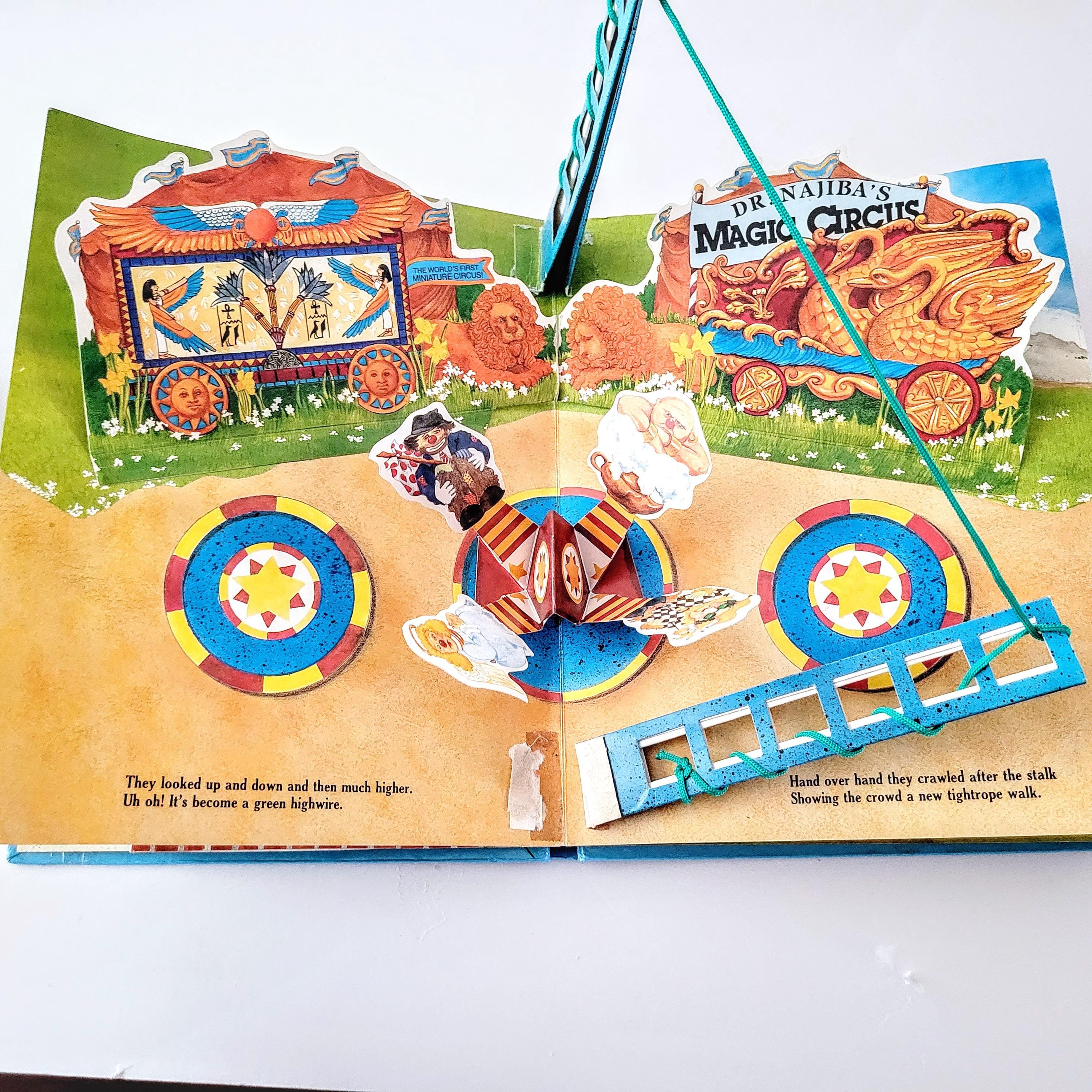 Uncle Peasly and the Pea Pod Kids Vintage Pop up Book 1980s