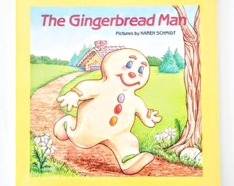 El hombre de jengibre, libro infantil de tapa blanda vintage
