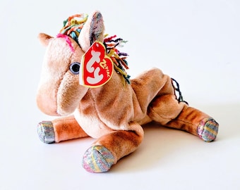 TY Beanie Babies Zodiac Horse 7" Plush Toy 2000