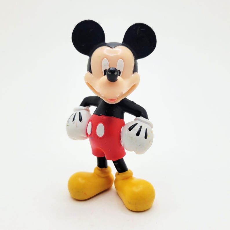 Disney Store Mickey and Friends PVC Figure Set of 4, Mickey Mouse Minnie Goofy Pluto image 9