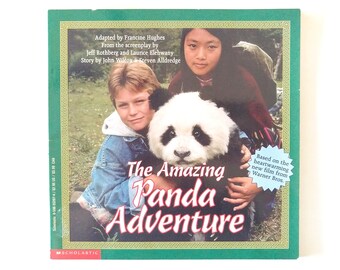 The Amazing Panda Adventure 1995 Softcover Childrens Book, Movie Adaptation