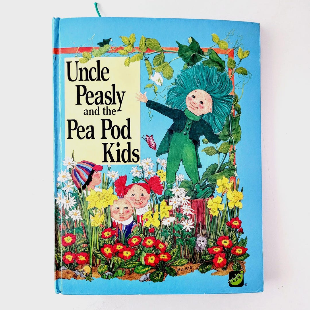 仕掛け絵本洋書Uncle Peasly and the Pea Pod Kids Uncle Peasly and the Pea Pod Kids Vintage Pop up Book 1980s