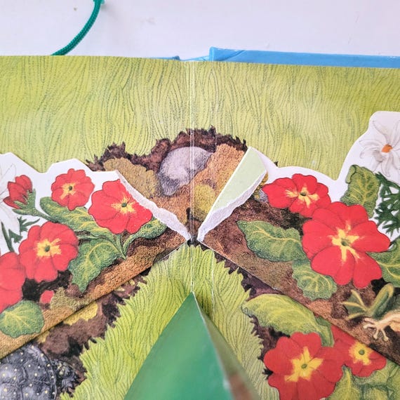 仕掛け絵本洋書Uncle Peasly and the Pea Pod Kids Uncle Peasly and the Pea Pod Kids Vintage Pop up Book 1980s