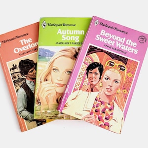 Vintage Harlequin Romance Paperback Book Lot of 3 70s 80s