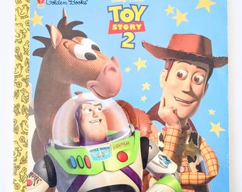 Toy Story 2 Vintage Softcover Golden Book, Good Condition