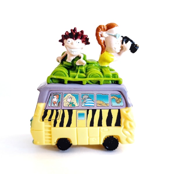 Wild Thornberrys Safari Bus Donnie and Eliza 1998 Vintage Burger King Kids Club Meal Toy