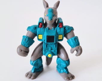 Battle Beasts Kickback Kangaroo #35 Vintage Hasbro Takara Miniature Action Figure Toy 1980s