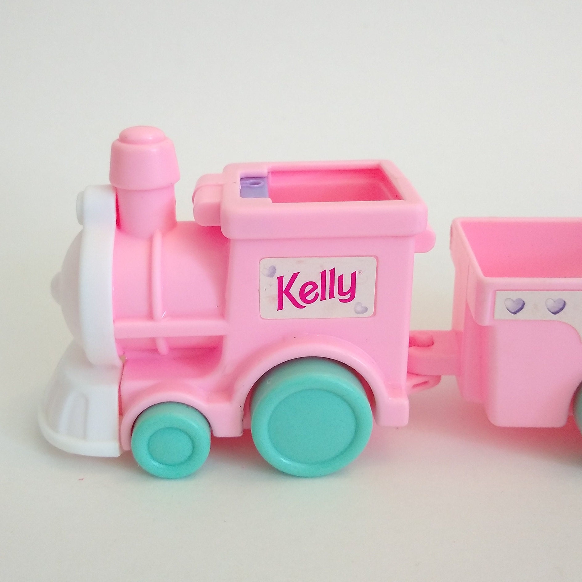 Kelly Deluxe Nursery Playset Pink Train Vintage 1996 Barbie Etsy