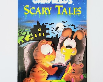 Garfield's Scary Tales Vintage Softcover Childrens Book 1990