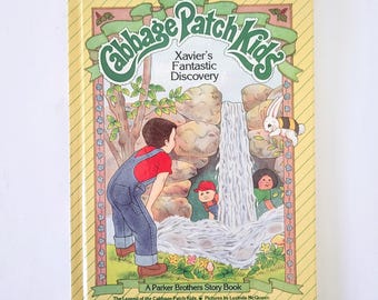 Cabbage Patch Kids Xavier's Fantastic Discovery Vintage Hardcover Childrens Book