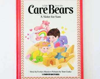Care Bears A Sister for Sam Vintage Hardcover Childrens Book 1983