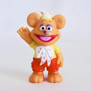 Disney Jr Muppet Babies Fozzie Bear Toy Figure 3&quot;