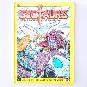 Sectaurs Secret in the Valley of Meander Vintage Hardcover Childrens Book 1985
