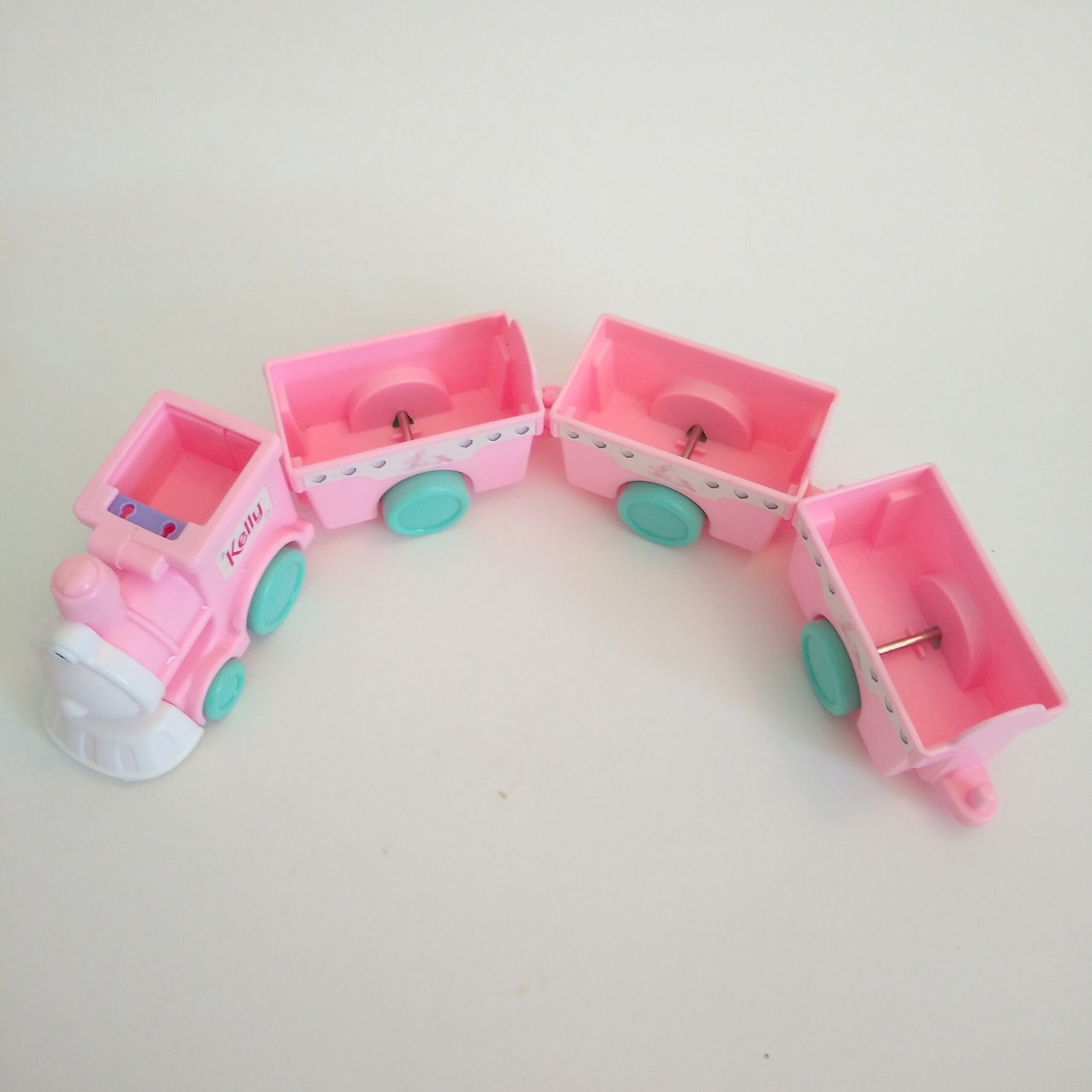 Kelly Deluxe Nursery Playset Pink Train Vintage 1996 Barbie Etsy