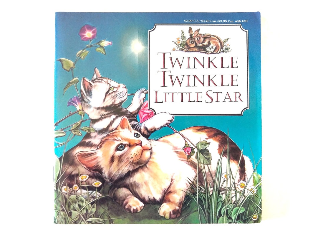 Twinkle Twinkle Little Star 1994 Vintage Illustrated Softcover Etsy