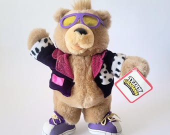 Teddy Grahams Nabisco Teddy Bear Plush Toy Stuffed Animal with Tags 1990