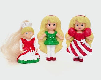 Vintage Lil Miss Candi Stripes or Fisher Price Once Upon a Dream Princess YOU CHOOSE McDonalds Happy Meal Toy Dolls 90s