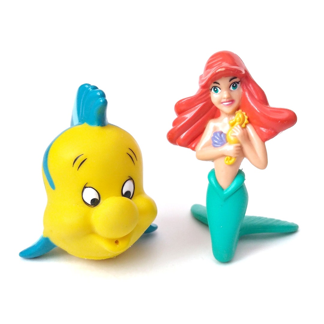 Vintage Little Mermaid Happy Meal Toys Ariel and Flounder - Etsy Ireland