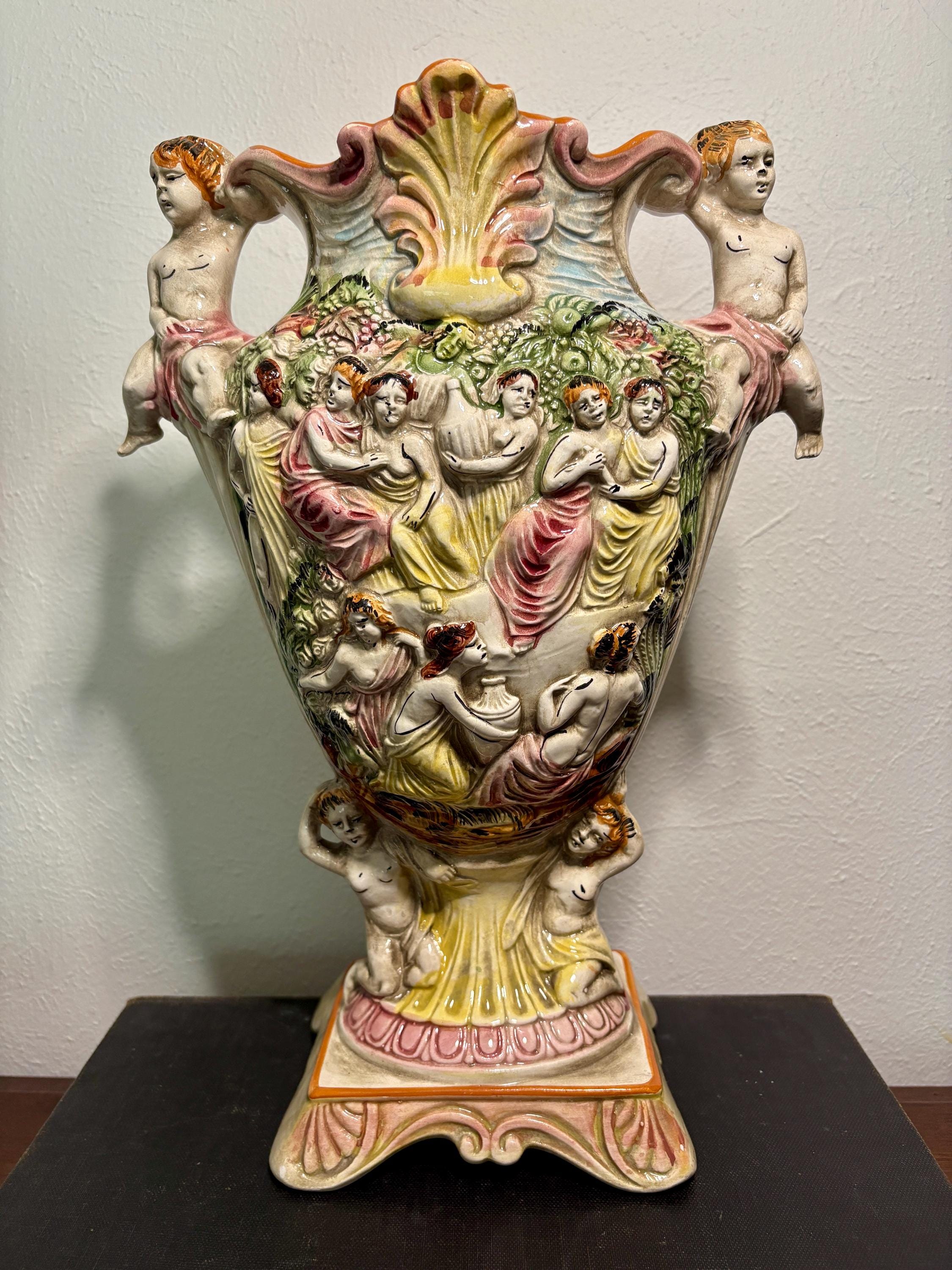 Capodimonte Cherub - Etsy
