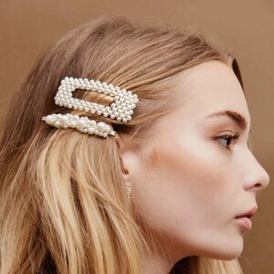 My Handmade Pearl Hair Clips