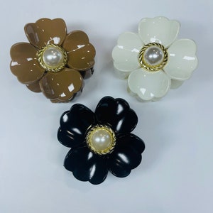 Floral Hair Claws| 3 Different Colors