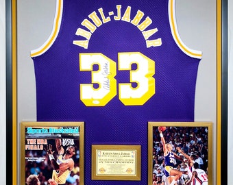 thumbnail image 2 of Kareem Abdul-Jabbar Los Angeles Lakers Autographed Nameplate – For Display Case 2 of 2