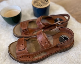 Stijlvolle en comfortabele herensandalen handgemaakt