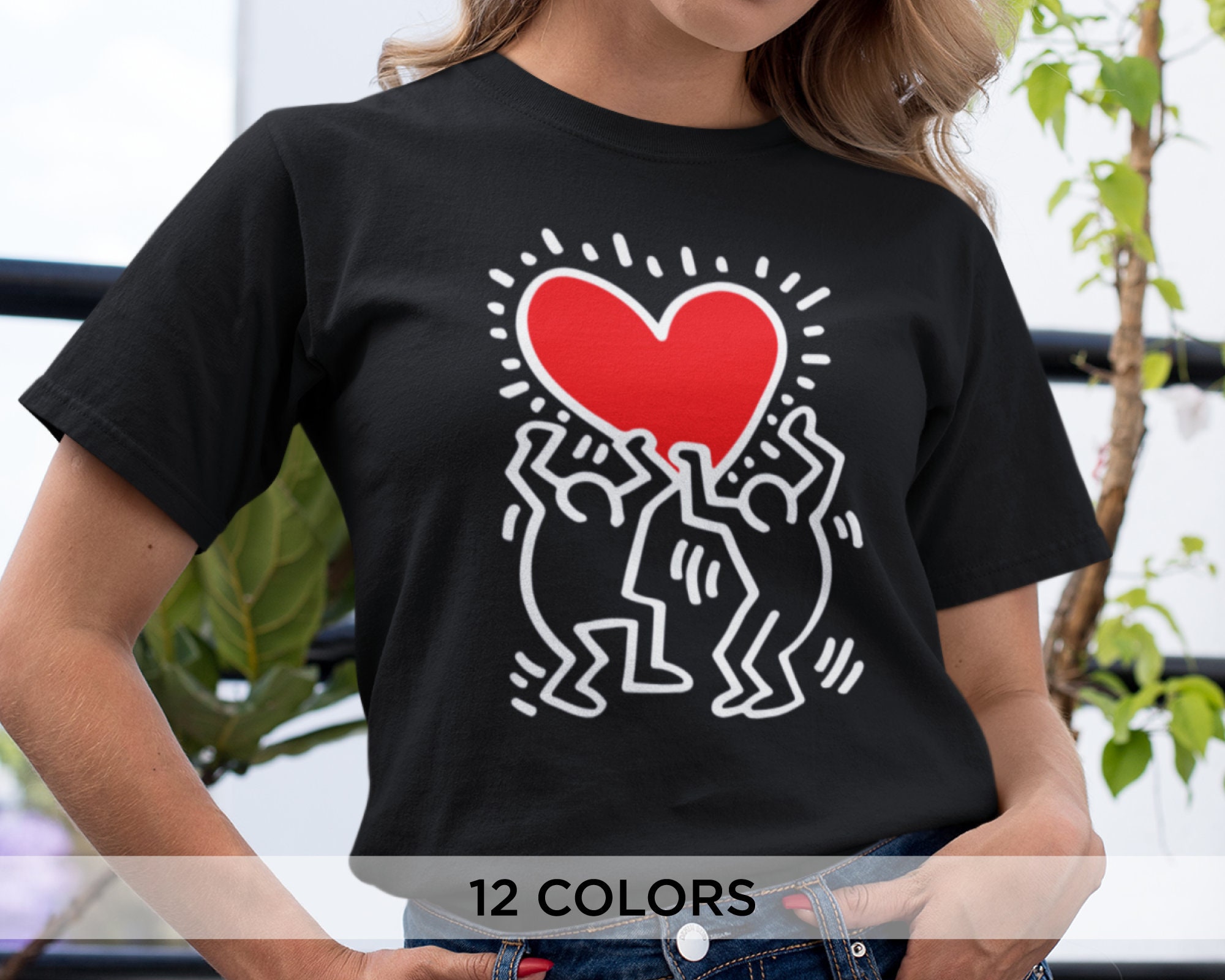 Keith Haring Clothing - Etsy Keith Haring Clothing - Etsy